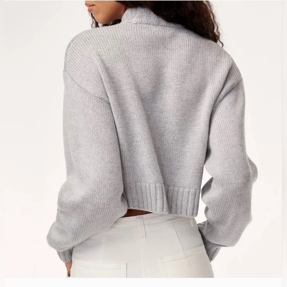 ARITZIA Wilfred Free Harper Sweater (Heinen) Merino Wool Turtleneck Sz XS - Picture 5 of 10
